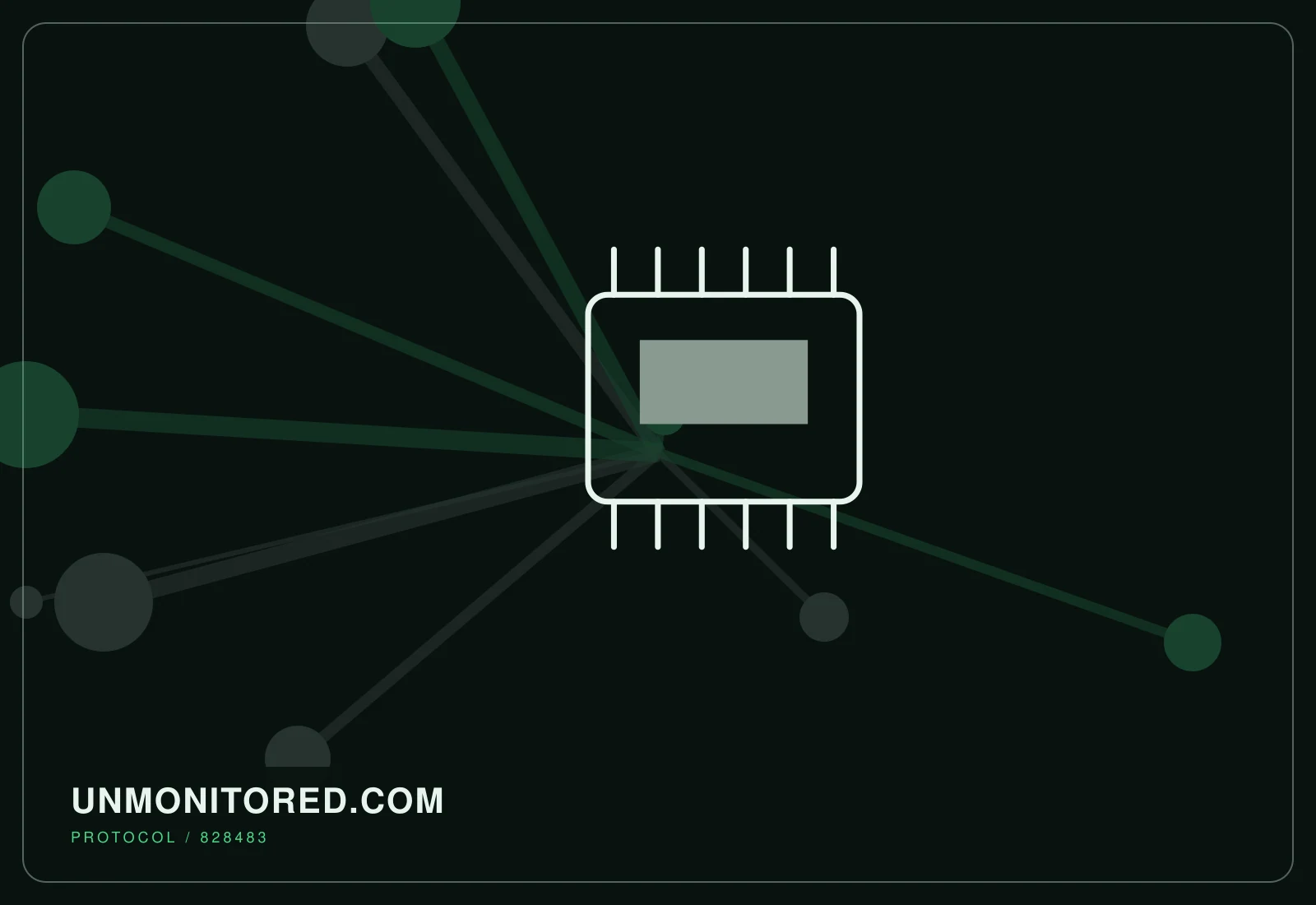 Abstract editorial artwork created for unmonitored.com